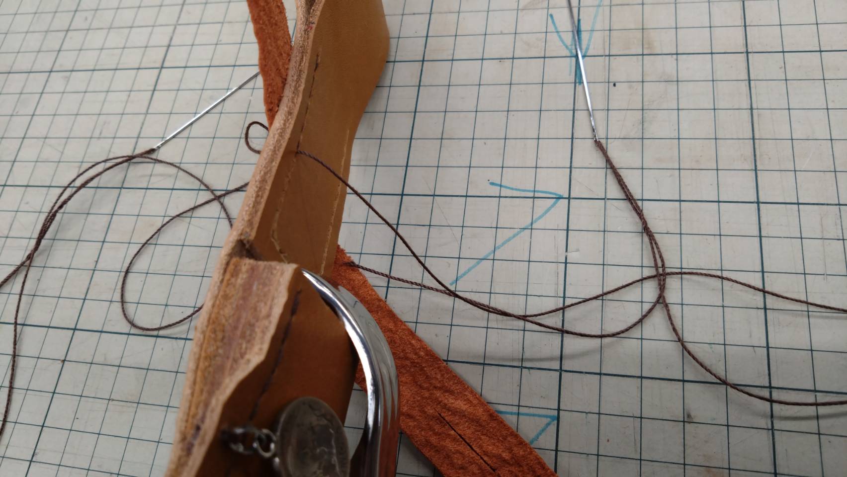 ナイフシース作り13