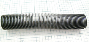 Hard wires such as resistance wire (iron-chromium alloy) are also wound.